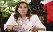 De acuerdo al corresponsal de la multiplataforma Telesur, Jaime Herrera la presidenta designada Dina Boluarte optó por guardar silencio.