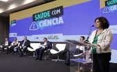 "Podemos superar la desinformación y hacer salud con ciencia", indicó la ministra de Salud de Brasil.