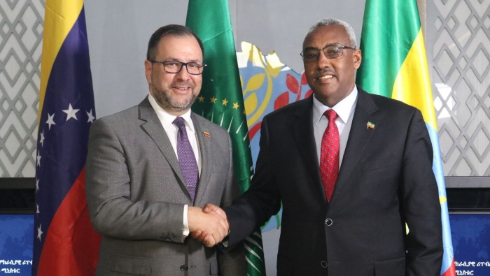 El titular diplomático venezolano calificó de “importante” la reunión sostenida en la sede de la Cancillería etíope.