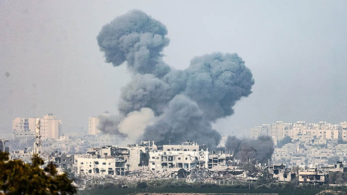 Los últimos bombardeos en la Franja de Gaza se produjeron después del ataque al campo de refugiados de Jabalia, que dejo decenas de palestinos muertos y cientos de heridos. 