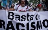 Argentines Carry Out a March Against Racism in Buenos Aires