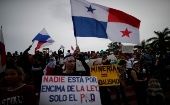 Desde hace 27 días, miles de panameños han salido a manifestarse masivamente y han cerrado las principales vías en protesta contra la Ley 406.