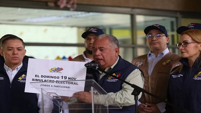 Amoroso expresó que Venezuela es ejemplo en el mundo y garantiza un proceso electoral limpio, puro, transparente y con toda la tecnología necesaria.