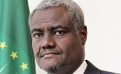 African Union (AU) Commission Chairperson Moussa Faki Mahamat. Nov. 30, 2023. 