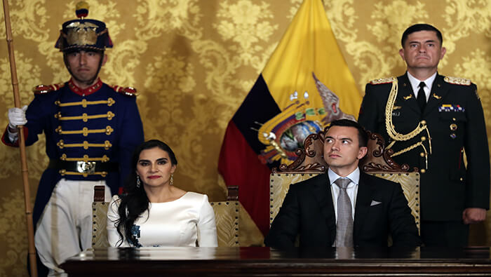 El presidente Daniel Noboa se traslado a la ciudad de Guayaquil para liderar reunión del Consejo de Seguridad.