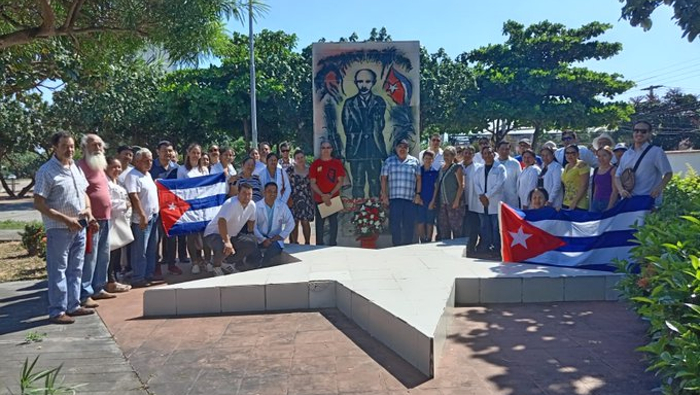 El activista Carlos Lazo comentó que la jornada por Cuba, por Martí, contra el bloqueo, tiene lugar con múltiples acciones en más de 20 ciudades del mundo.