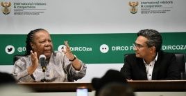 South Africa's Minister of International Relations and Cooperation Naledi Pandor. Jan. 31, 2024. 