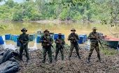 FANB soldiers fight illegal mining in the Amazon region, Feb. 6, 2024.