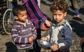Palestinian children in Gaza, Feb. 9, 2024.