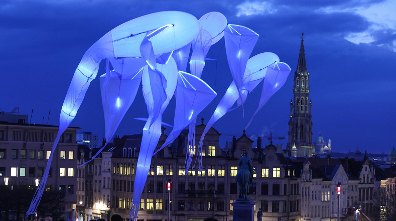 El Festival Bruselas Brillante, se desarrolla en la capital belga del 14 al 17 de febrero, con el objetivo de mostrar el encanto de la luz al visitante.
