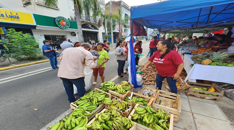 Los productos donados salieron del trabajo de un amplio grupo de mujeres de los departamentos de San Pedro, Caaguazú, Canindeyú, Misiones, Concepción, Guairá,  Paraguari e Itapúa.