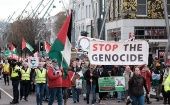 También se registraron protestas similares en la capital irlandesa, Dublín, y en la ciudad de Cork.