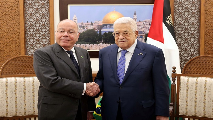 El mandatario palestino resaltó el excelente carácter de las relaciones con el Gobierno brasileño.