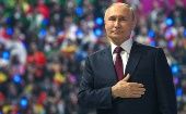 Los jefes de Estado valoraron la contribución de Putin al desarrollo de Rusia y a la estabilidad global.