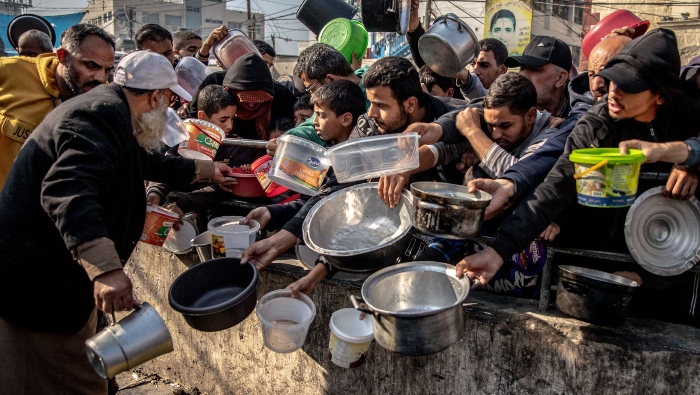 La FAO señaló que alrededor de 1,11 millones de personas padecen una inseguridad alimentaria catastrófica en Gaza.