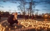 El pueblo ruso rinde homenaje a las victimas del Crocus City Hall attack , mARCH 27, 2024