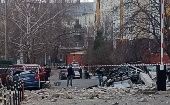 Effects of a Ukrainian bombing on Belgorod, March 24, 2024.