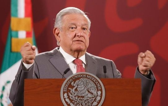 Mexican President Andres Manuel Lopez Obrador, April 16, 2024.