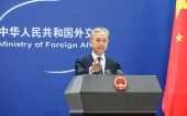 El vocero de Exteriores chino, Wang Wenbin, afirmó "no se puede obstaculizar el derecho de China en sus relaciones con otros países".