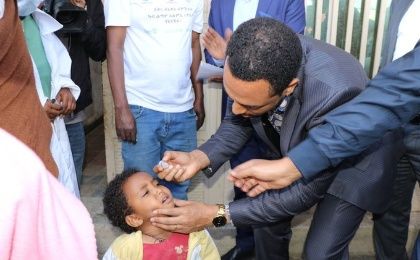 Children Inmunization in Africa, April 25, 2024