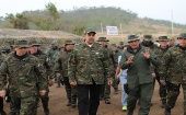 "Decirse militar venezolano, es decirse militar antiimperialista, anticolonialista, independentista, bolivariano y hoy, más que nunca, profundamente chavista", dijo el mandatario.