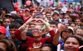 Realizan movilizaciones en apoyo al presidente Maduro en Venezuela