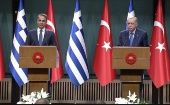 Respecto a la cuestión de Chipre, el primer ministro griego afirmó que "obviamente no estamos de acuerdo, pero el antídoto al impasse sólo puede ser el diálogo"