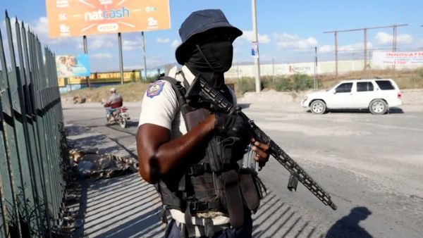 Armed Security Guard in Haiti, May 2024