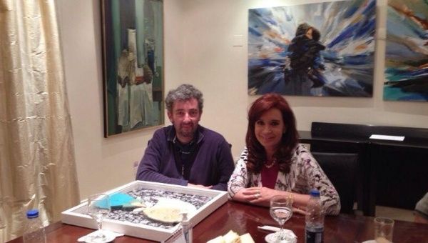 Cristina y Guido compartieron anécdotas y experiencias.  (Foto: @CFKArgentina)