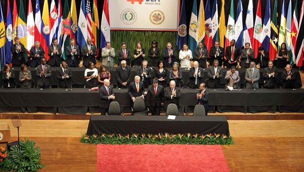 Asamblea General de la OEA arrancó nuevo período de sesiones en Paraguay (Foto: EFE)