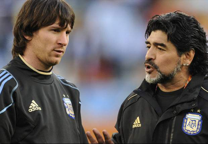 Lionel Messi y Diego Armando Maradona participarán en el encuentro por la paz. (Foto: Archivo)
