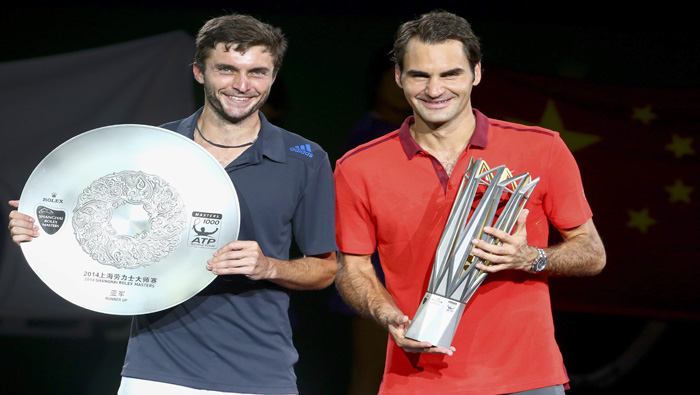 Roger Federer se lleva el título número 23 en su prolífica carrera de victorias en el Masters 1000 de Shanghái (Foto: EFE)