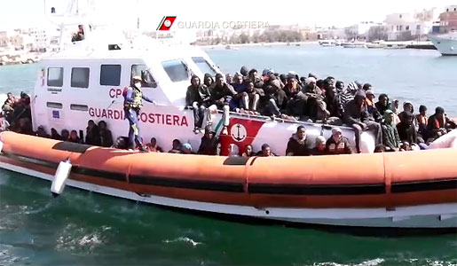 Desde enero hasta el 7 de abril han llegado más de 12 mil inmigrantes a Italia.
