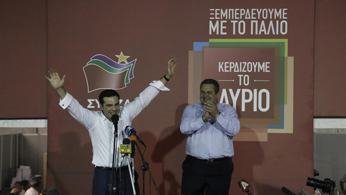 Alexis Tsipras: “Vamos a cambiar la historia de Europa. Después de la victoria de hoy, Europa no será la misma”.