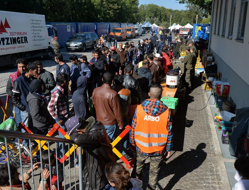 El paso por Freilassing, se ha convertido en una de las vías de acceso para los refugiados desde Austria hasta Alemania.