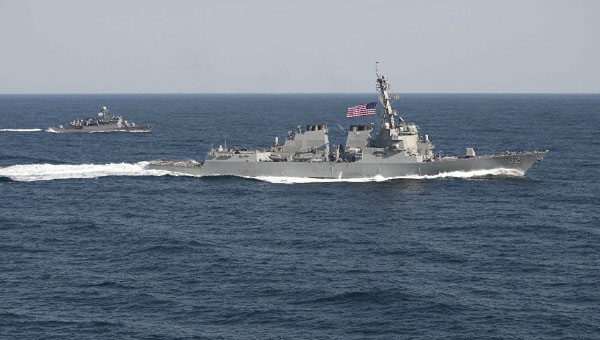 El Gobierno de EE.UU. ha sostenido que, a pesar de la disputa, continuará con sus operaciones en el mar de la China Meridional.
