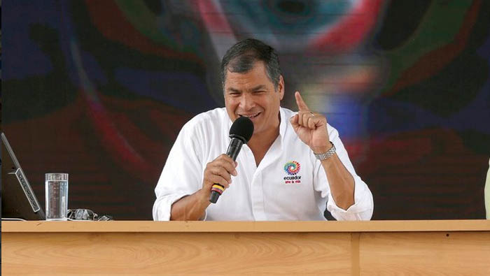 El presidente ecuatoriano Rafael Correa aplicará la ley a quienes “con la violencia, la mentira y la desestabilización quieren imponer sus caprichos y defender sus intereses grupales”.