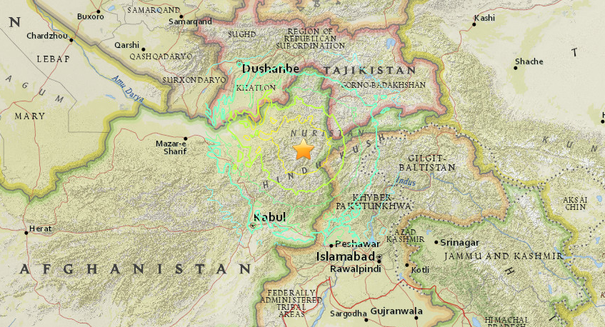 El temblor también se ha sentido en el vecino Pakistán y en el norte de la India.