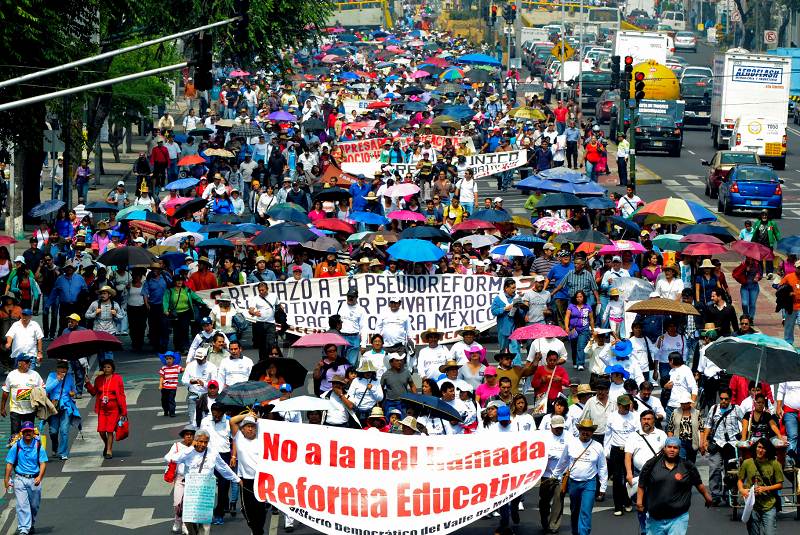 Los maestros marcharán este miércoles hasta el Zócalo capitalino.