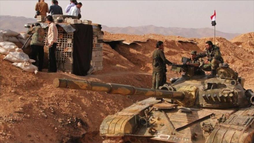 Las fuerzas sirias y Hezbolá lanzaron una ofensiva para recuperar las granjas en la campiña.