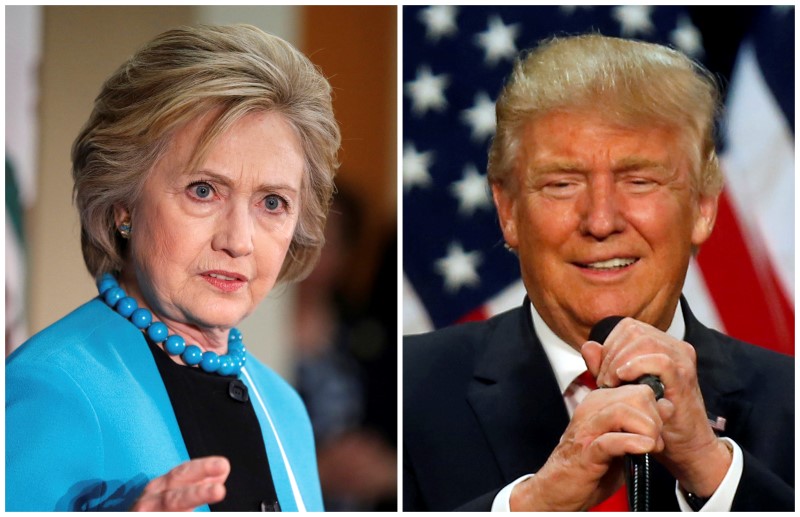 Los candidatos a la Casa Blanca, Hillary Clinton y Donald Trump, están casi empatados en un nuevo sondeo electoral.