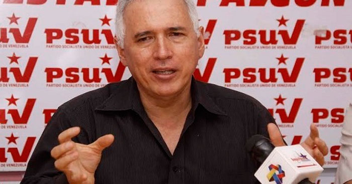 Jesús Montilla, jefe de Organización del PSUV en el estado de Falcón.,