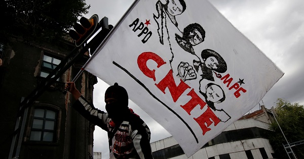 CNTE mantiene su postura ante la reforma educativa, calificándola de nociva.
