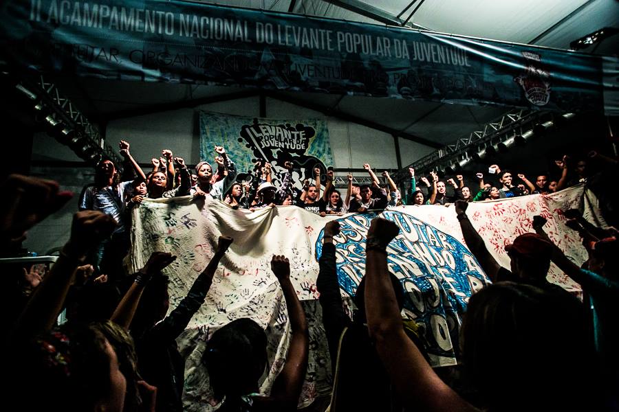 La fuerza y ​​la lucha de los jóvenes se hace presente en el tercer campamento del Levante Popular de la Juventud en Brasil.