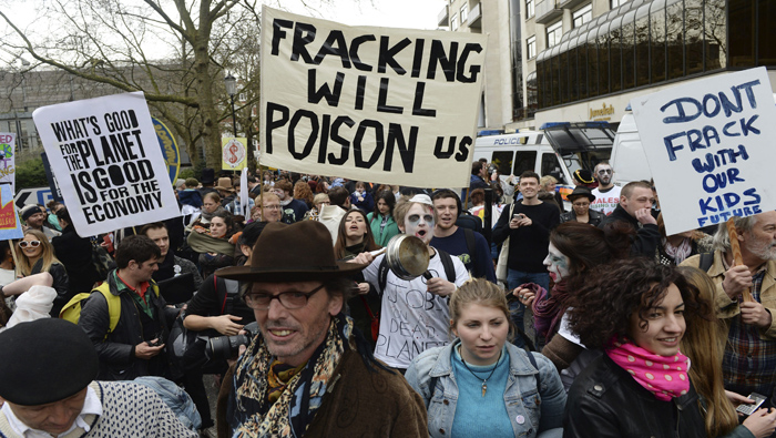 En distintos países del mundo la población se ha manifestado en contra del fracking