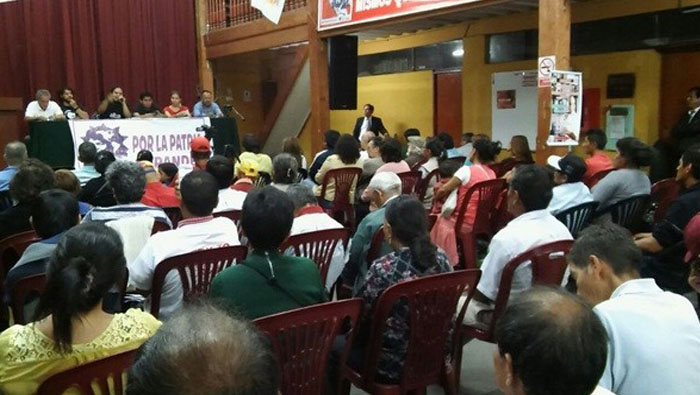 Los asistentes a la reunión llamaron a la movilización popular contra los golpes en Venezuela y Brasil.