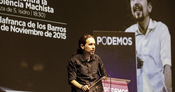 El dirigente del partido izquierdista Podemos, Pablo Iglesias.