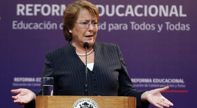El proyecto de reforma llegó este lunes al Congreso de Chile, pese al rechazo colectivo.