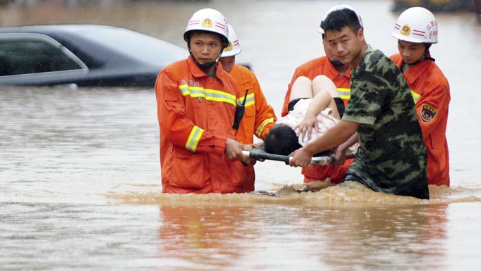 Las autoridades estiman que más de 30 millones de personas se verán afectadas por las lluvias.