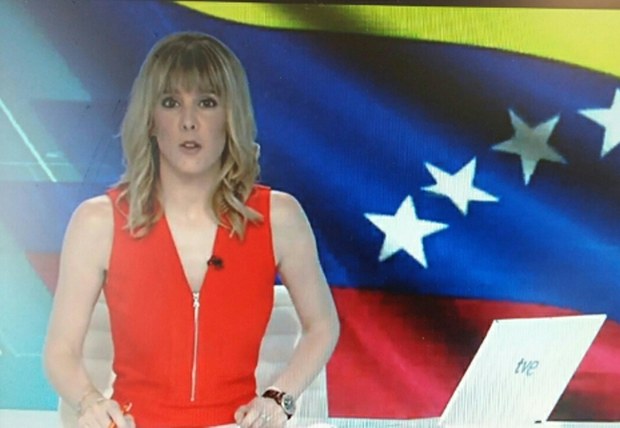 Emisión telediario Televisión Española .